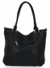 Uniwersalna Torebka Damska Herisson Shopper Bag Czarna